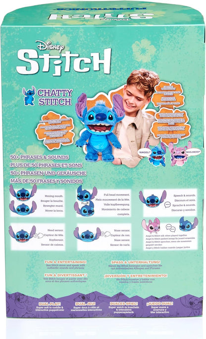 WOW! STUFF Disney Chatty Stitch Deluxe , Puppetronic Stitch