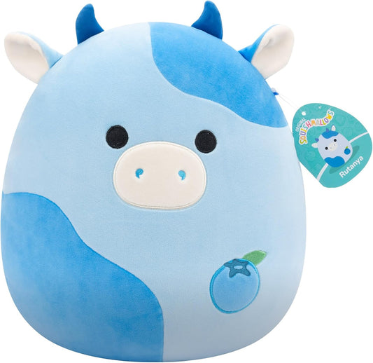 Squishmallows 12" Original Rutanya the Blueberry Cow - New With Tag
