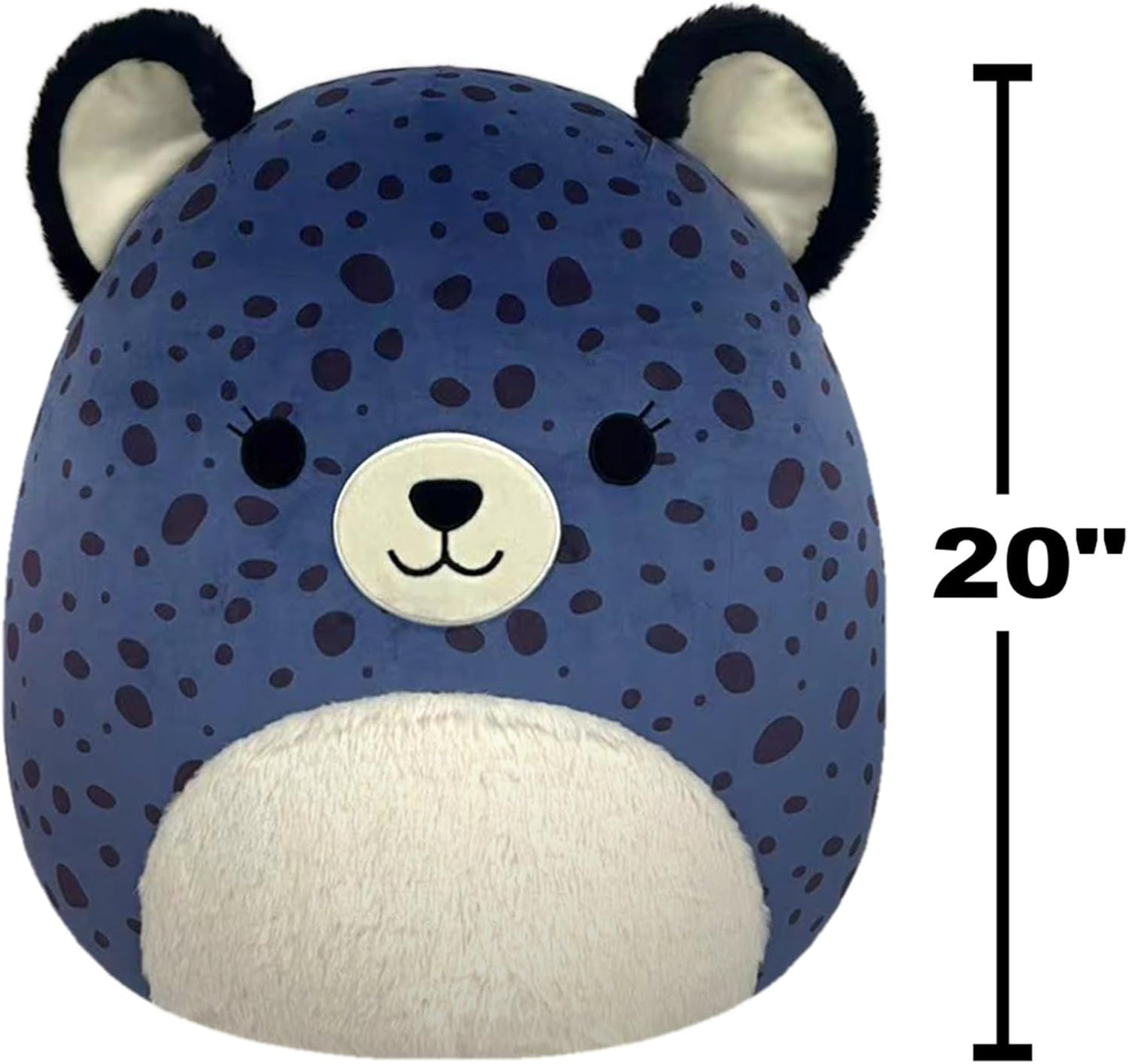 Squishmallows Original 20 Inch - Spotts the Navy Blue Cheetah