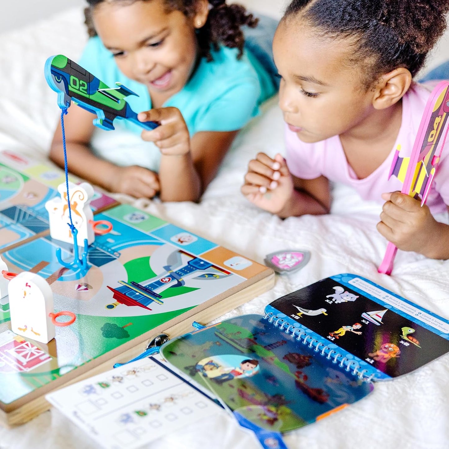 Melissa & Doug PAW Patrol Wooden Take-Along Spy, Find and Rescue Play Set