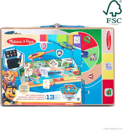 Melissa & Doug PAW Patrol Wooden Take-Along Spy, Find and Rescue Play Set