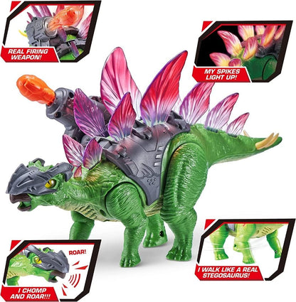 Robo Alive Dino Wars Raptor Stegosaurus Toy