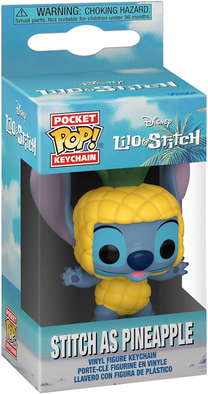 Funko Pop! Pockets Keychain: Disney - Stitch As Pineapple