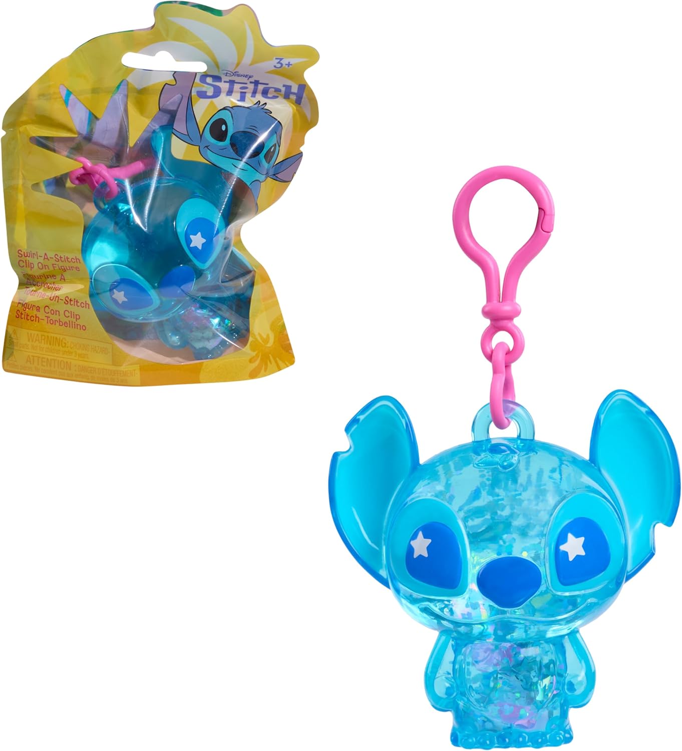 Disney Stitch Swirl-a-Stitch Clip-on 3-inch Figure