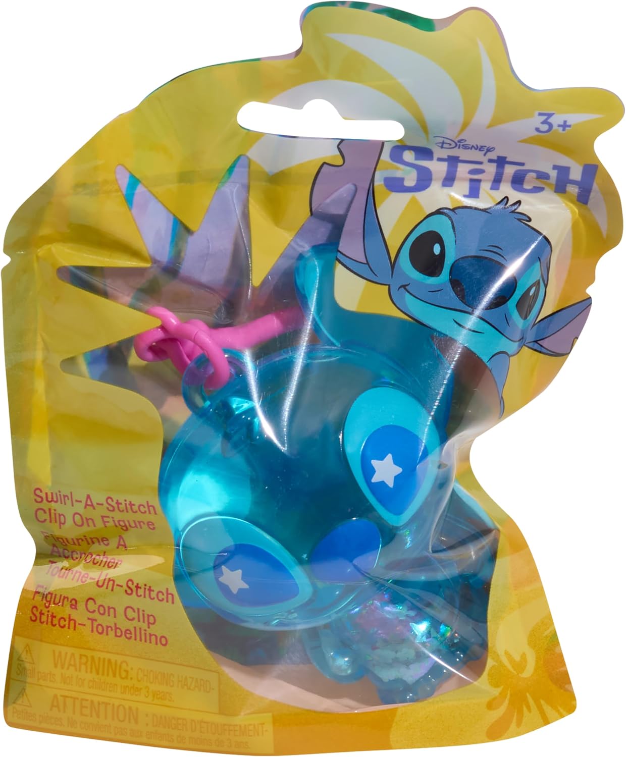 Disney Stitch Swirl-a-Stitch Clip-on 3-inch Figure