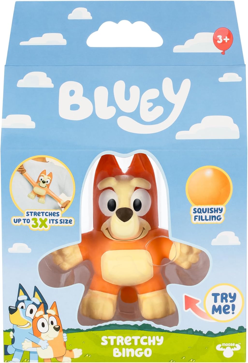 Stretchy Bingo | Super Stretchy Toy Figure Of Bingo with Squishy Filling