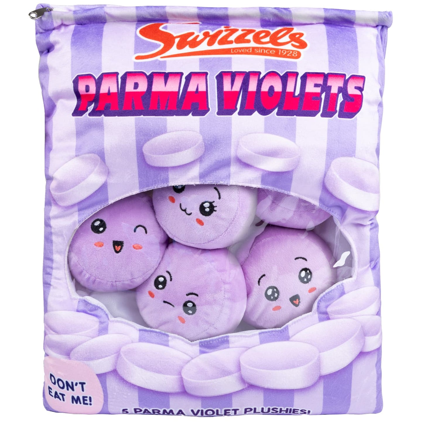 Swizzels Plush Snack Bag 5pk - Parma Violets