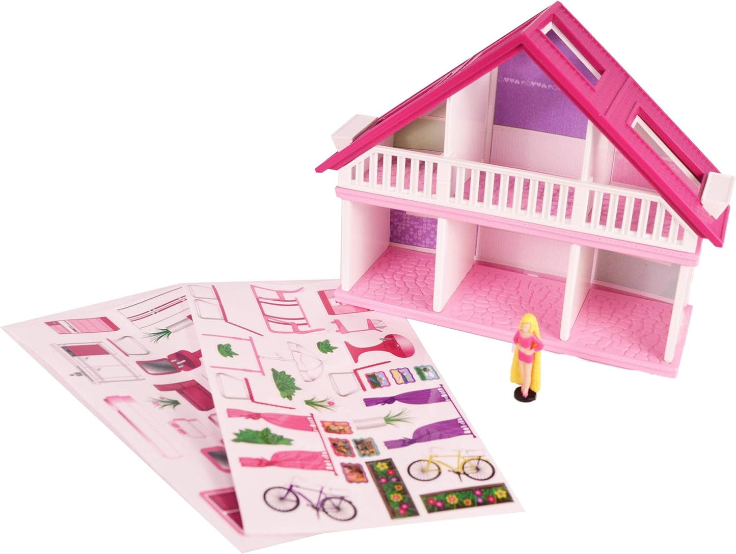 Worlds Smallest | Barbie Dreamhouse, Includes Removable Room Decor Stickers